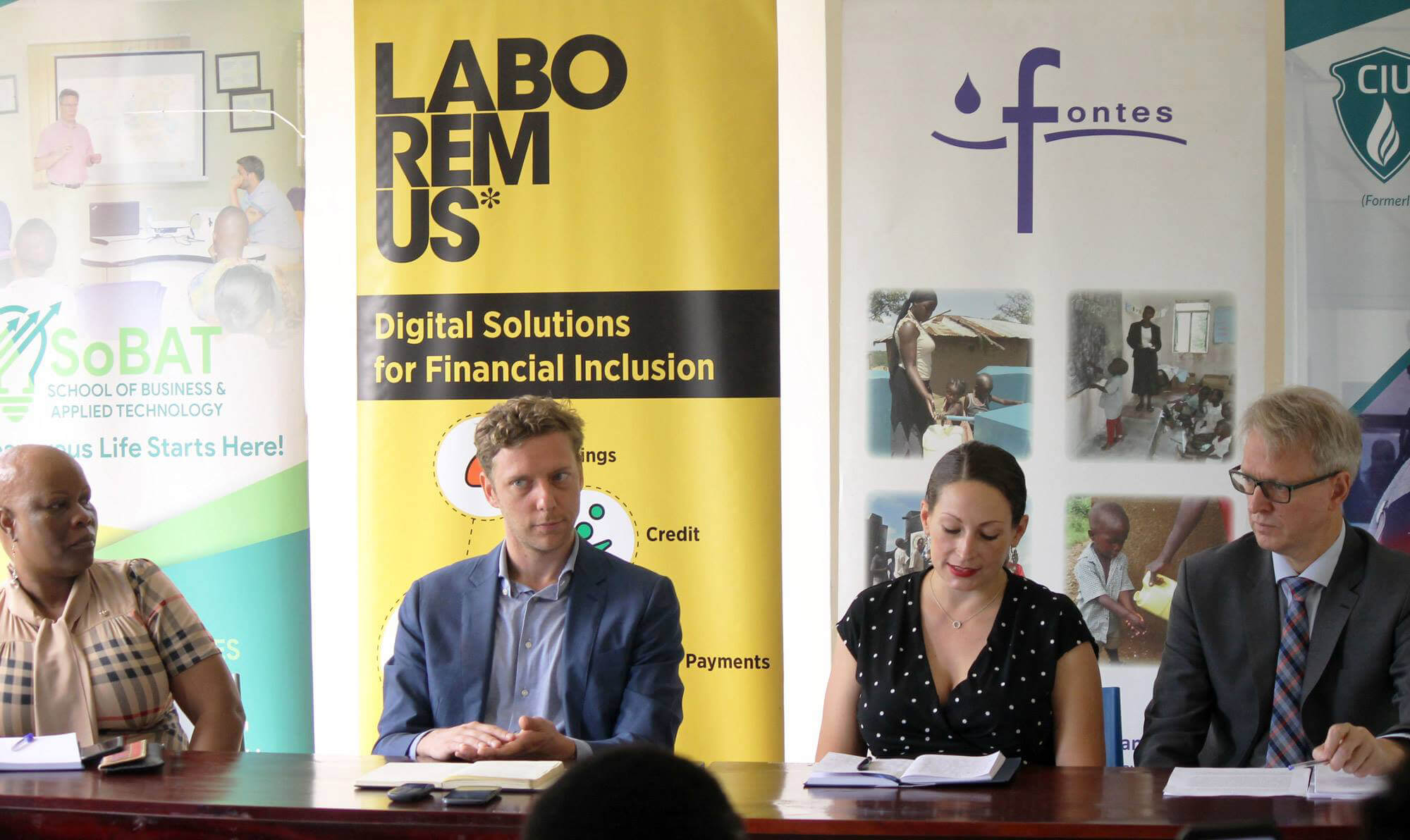 Clarke International University, Laboremus Uganda Ltd, and Fontes Foundation Press Conference