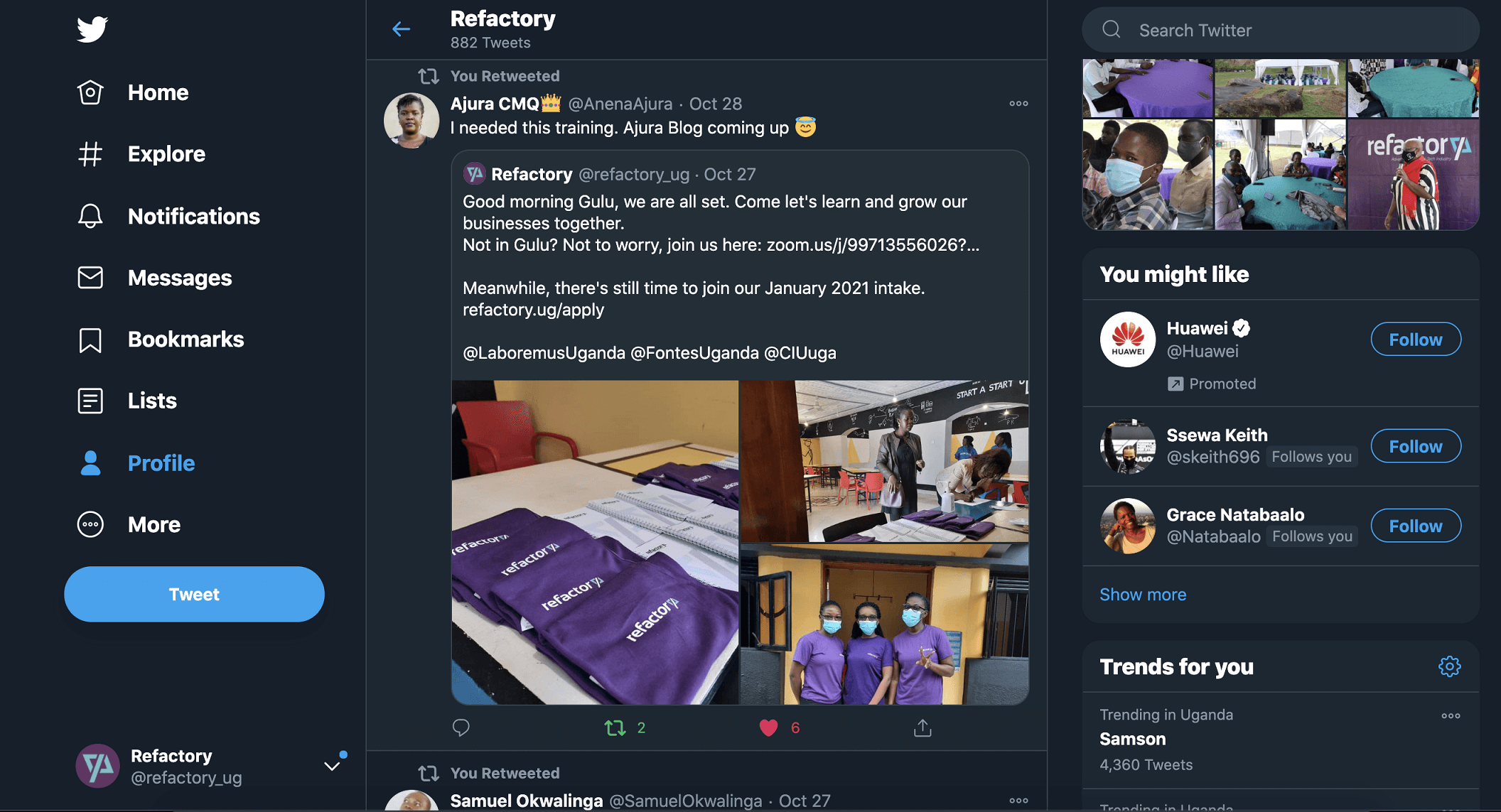 Ajura’s comment – Courtesy of Twitter