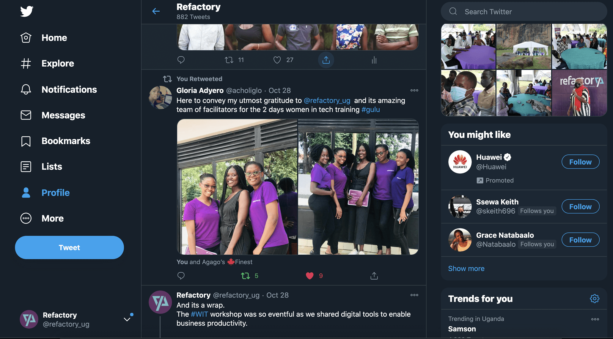 Gloria shares after the workshop