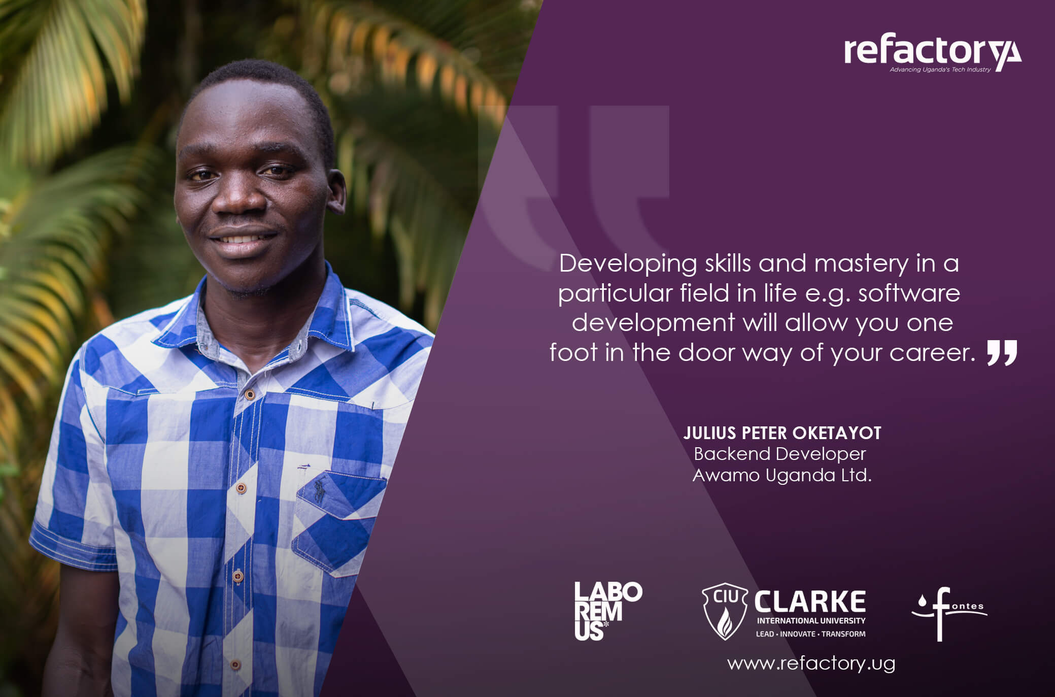 Julius Peter Oketayot Quote