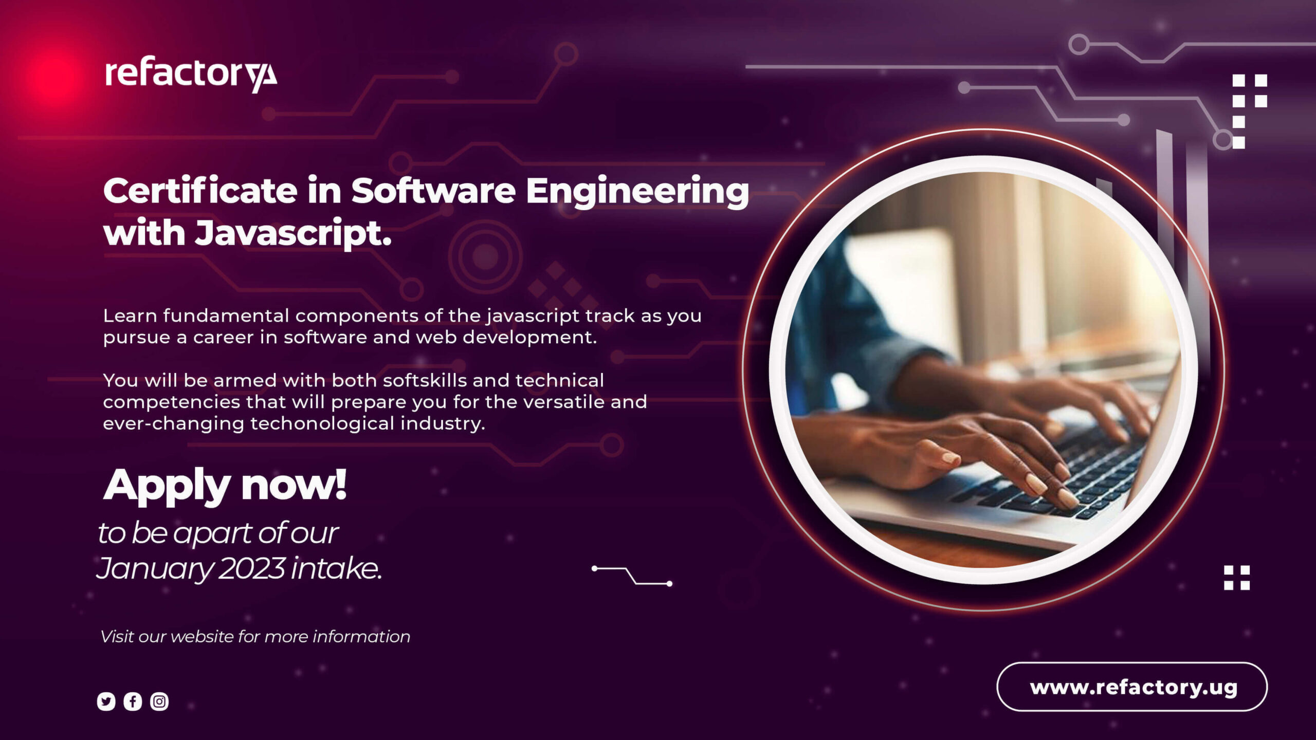 Register to be apart of our January 2023 cohort