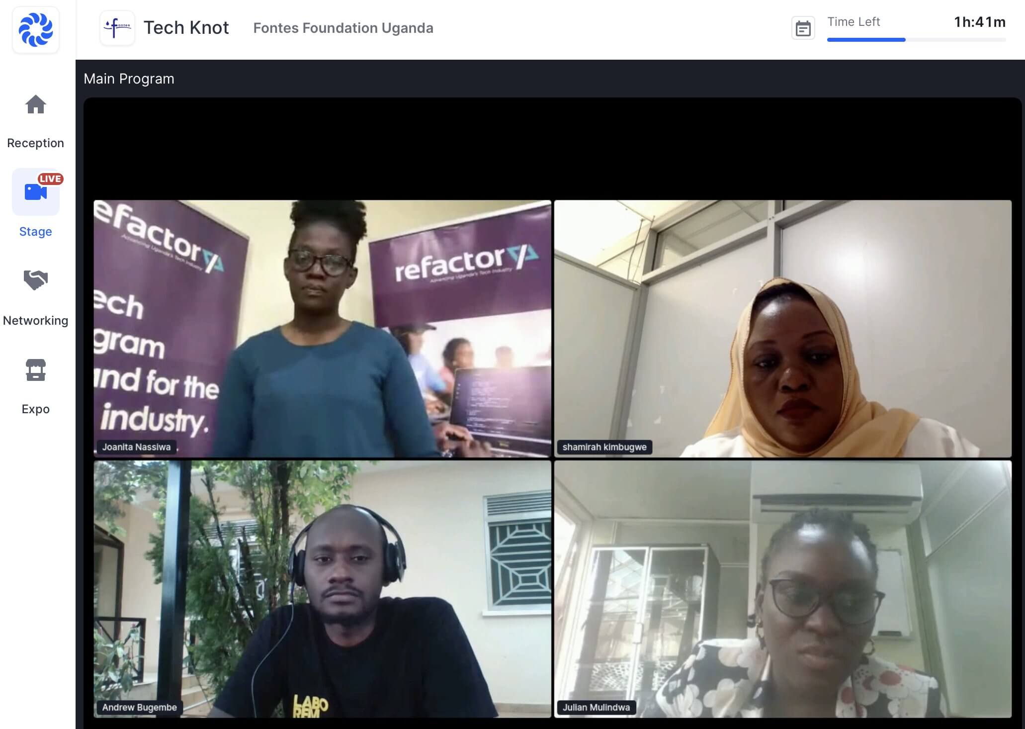 The panelists during the Q&A Session moderated by Joanita Nassiwa